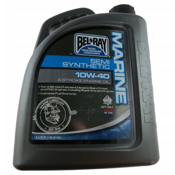 Olej BEL-RAY marine półsyntetyczny 4T 10w40 4l