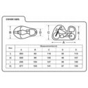 Pokrowiec na motocykl OXFORD aquatex z kufrem S