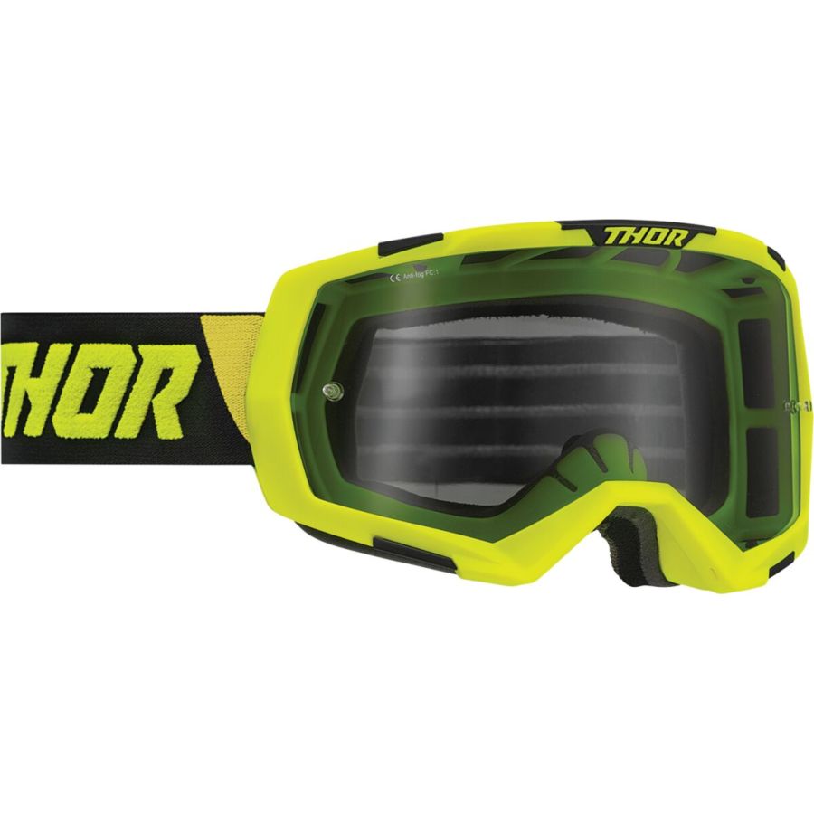 Gogle THOR regiment lime/bk
