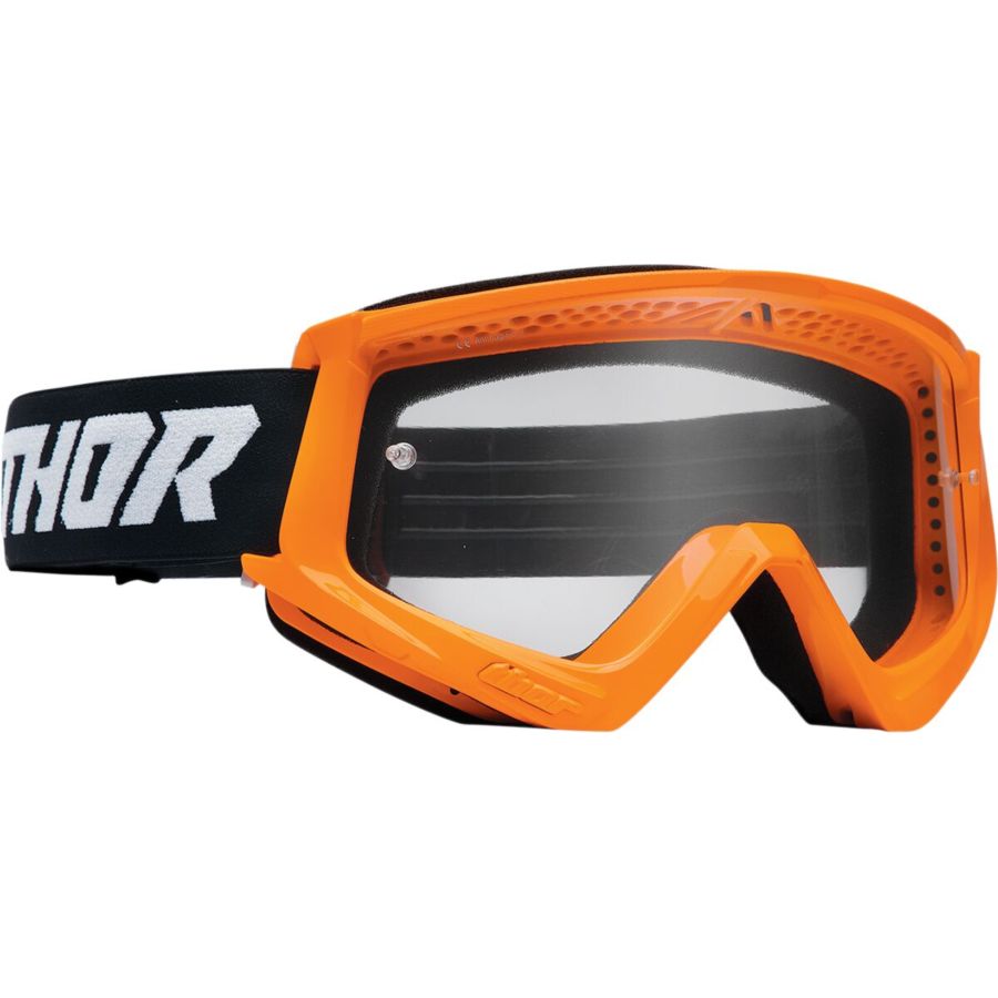 Gogle THOR combat racer fl or/bk