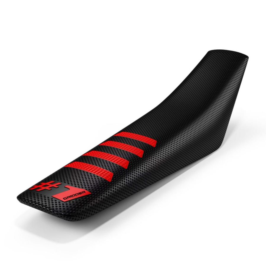 Pokrowiec na siedzenie ONEGRIPPER ribbed blk/rd