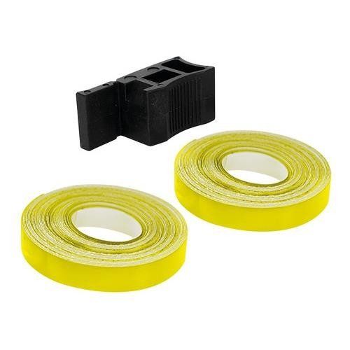 Naklejki na obręcze "fluo" żółte