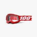 Gogle 100% accuri 2 youth red - clear lens - youth