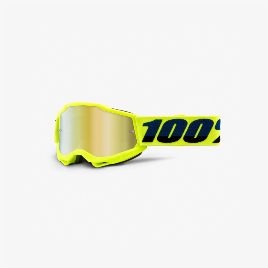 Gogle 100% accuri 2 youth yellow - mirror gold len