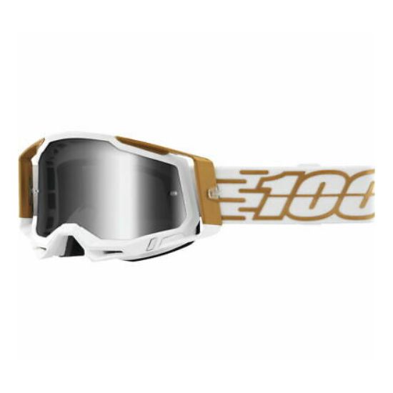 Gogle 100% racecraft 2 mayfair - mirror silver