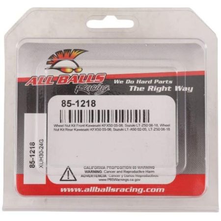 Nakrętki koła przedniego ALLBALLS / tylngo kawasa