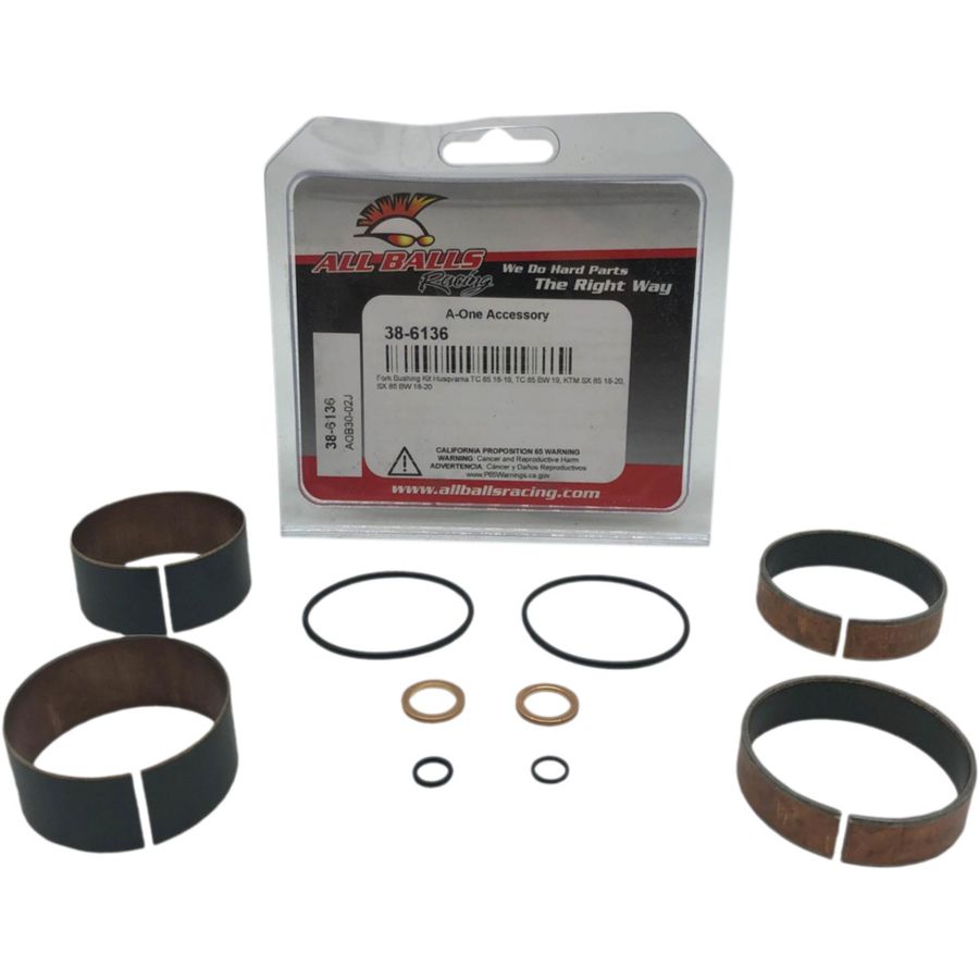 Zestaw tulejek (panewek) zawieszenia przedniego al