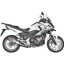 Tłumik AKRAPOVIC ti/carbon nc700x 2016