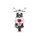 Tłumik AKRAPOVIC ss/carbon blk gts125
