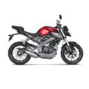 Kompletny układ wydechowy rac ti/carbon yzf-r125 1