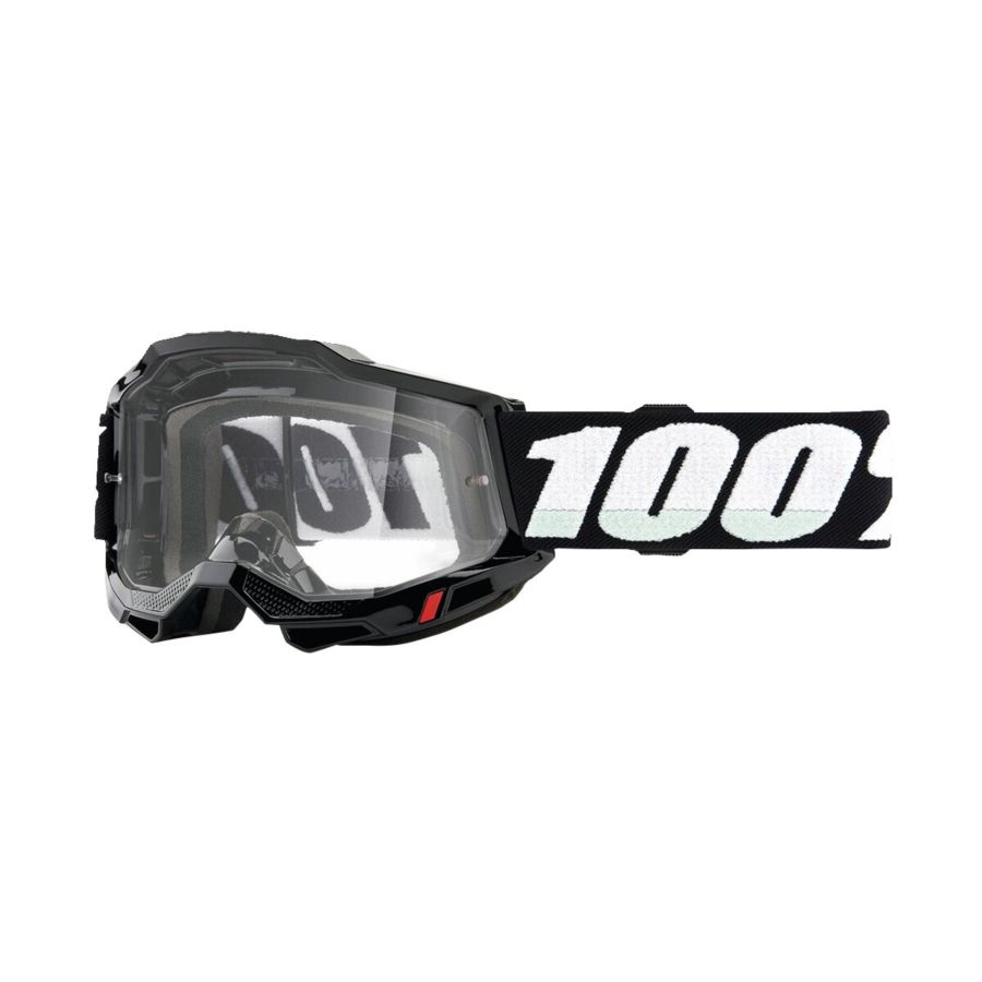 Gogle 100% accuri 2 JR black clear