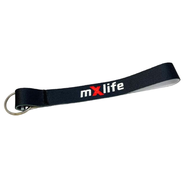 Brelok smycz do kluczy krótka czarna MXLIFE