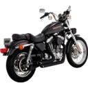 Wydech staggered black vance&hines