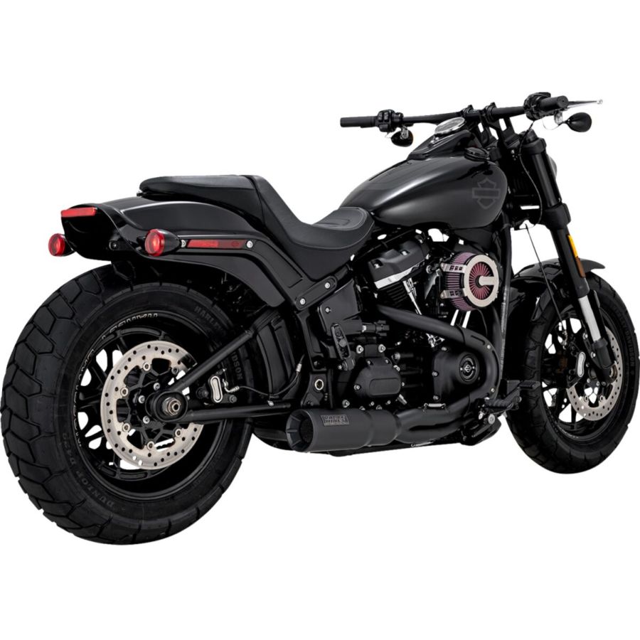 Wydech 2-1 ss blk ho m8 vance&hines