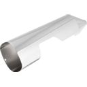 Wydech left heat shield chrome vance&hines