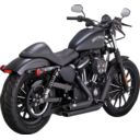 Wydech s-sht stag blk.xl vance&hines