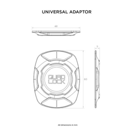 QUAD LOCK adapter uniwersalny na telefon