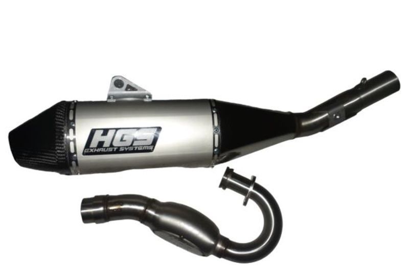 Kompletny układ wydechowy HGS 4T kxf250 17- new de