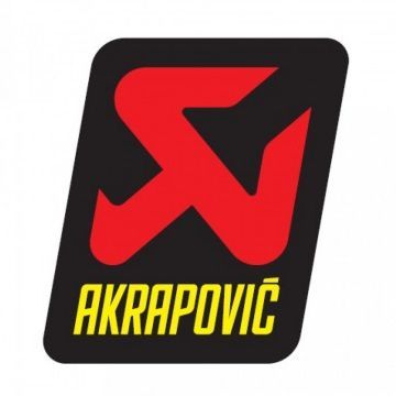 Naklejka AKRAPOVIC logo vertical 60 x 57 mm