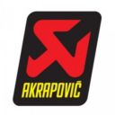 Naklejka AKRAPOVIC logo vertical 60 x 57 mm