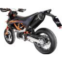 Tłumik LEOVINCE nero slip-on KTM 690 21- ss/c blk