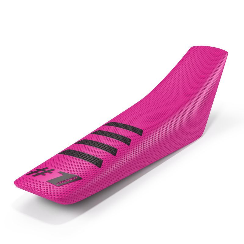 Pokrowiec na siedzenie ONEGRIPPER ribbed pnk/blk