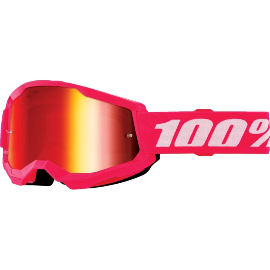Gogle 100% strata 2 JR pink mr rd