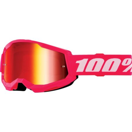 Gogle 100% strata 2 JR pink mr rd