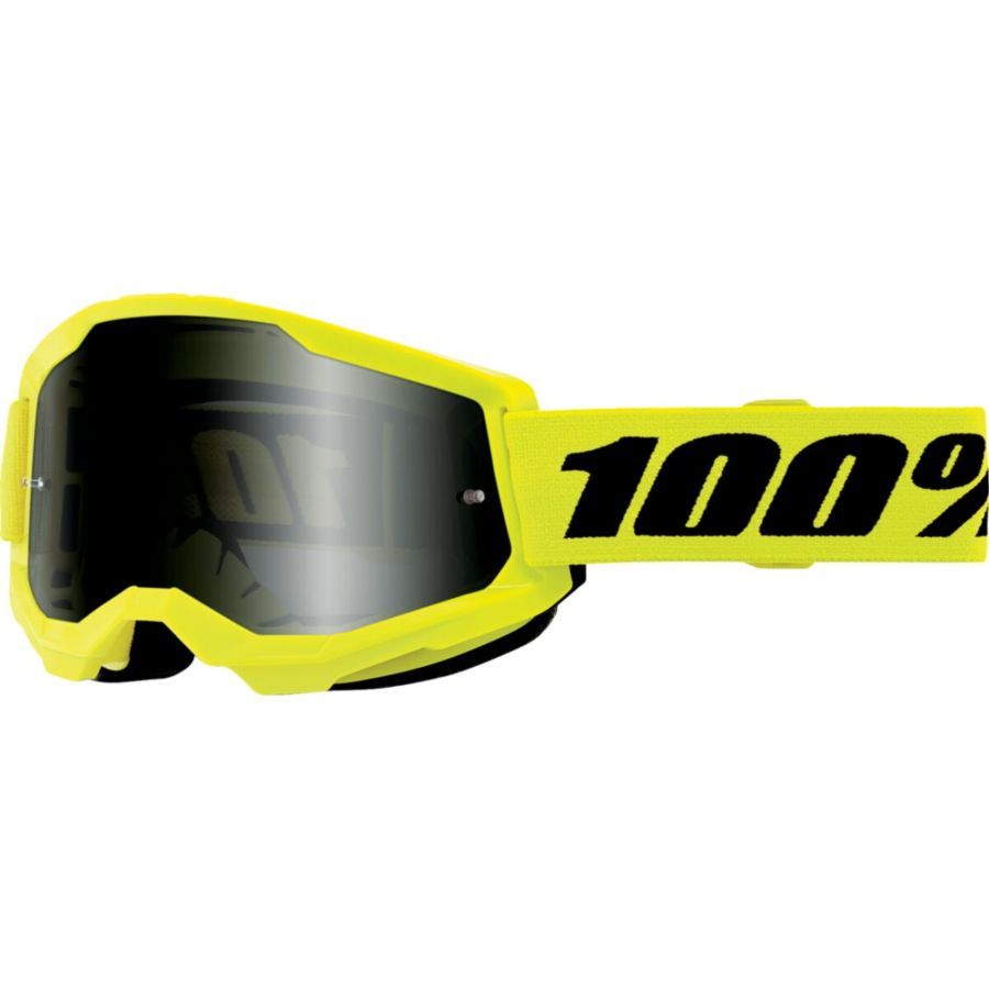 Gogle 100% strata 2 sand neon y smk