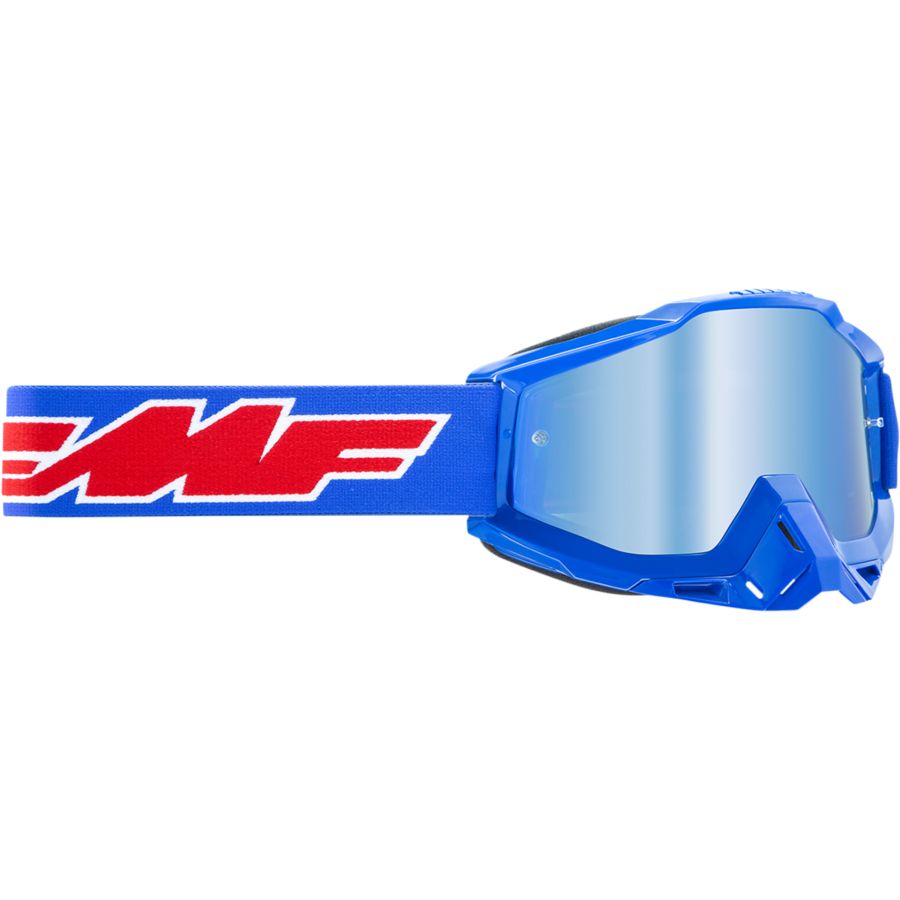 Gogle FMF powerBomb rocket blue mirror blue