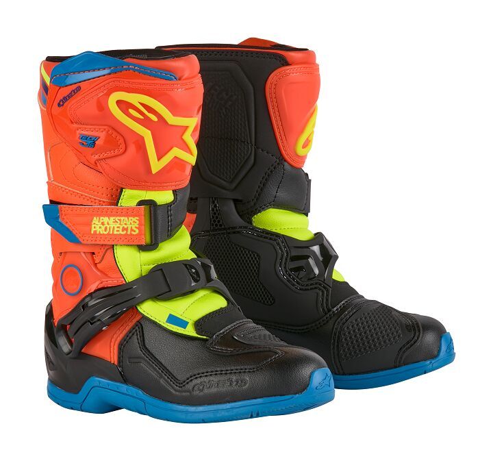 Buty ALPINESTARS t3s kids or/bl/y 1