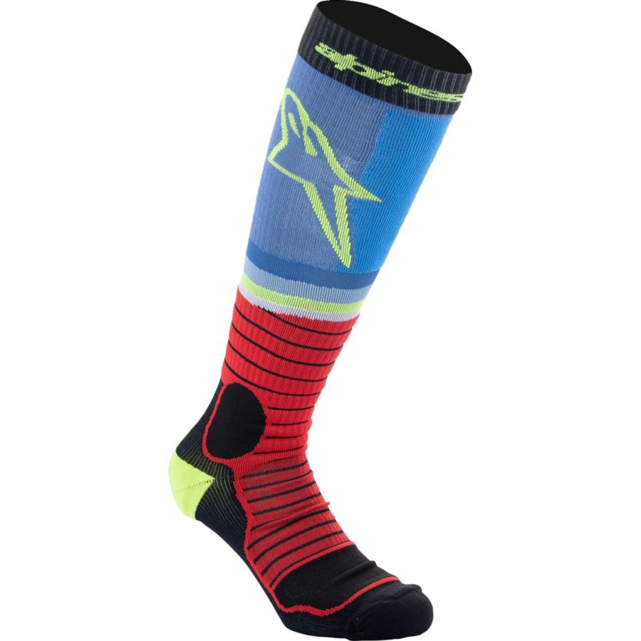 Skarpety ALPINESTARS MX pro blk/gy/blu l