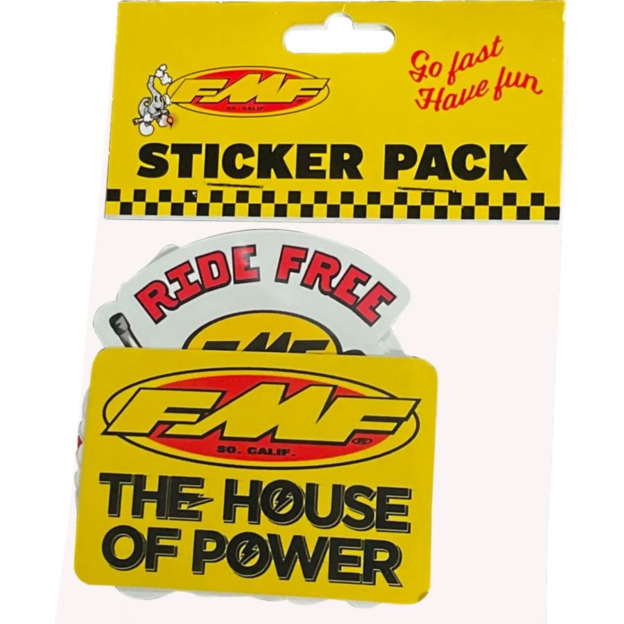 Naklejki FMF decal sticker pack go fast have fun