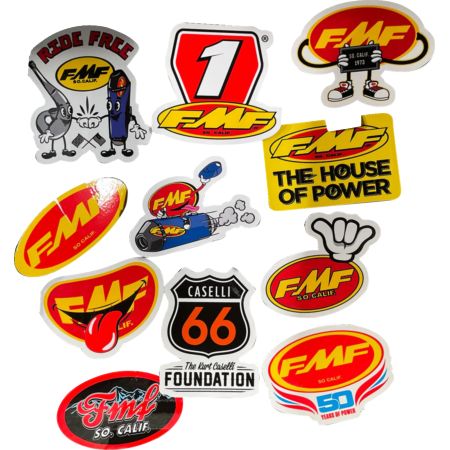 Naklejki FMF decal sticker pack go fast have fun