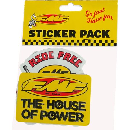 Naklejki FMF decal sticker pack go fast have fun