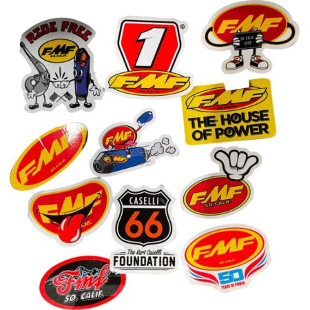 Naklejki FMF decal sticker pack go fast have fun
