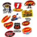 Naklejki FMF decal sticker pack go fast have fun
