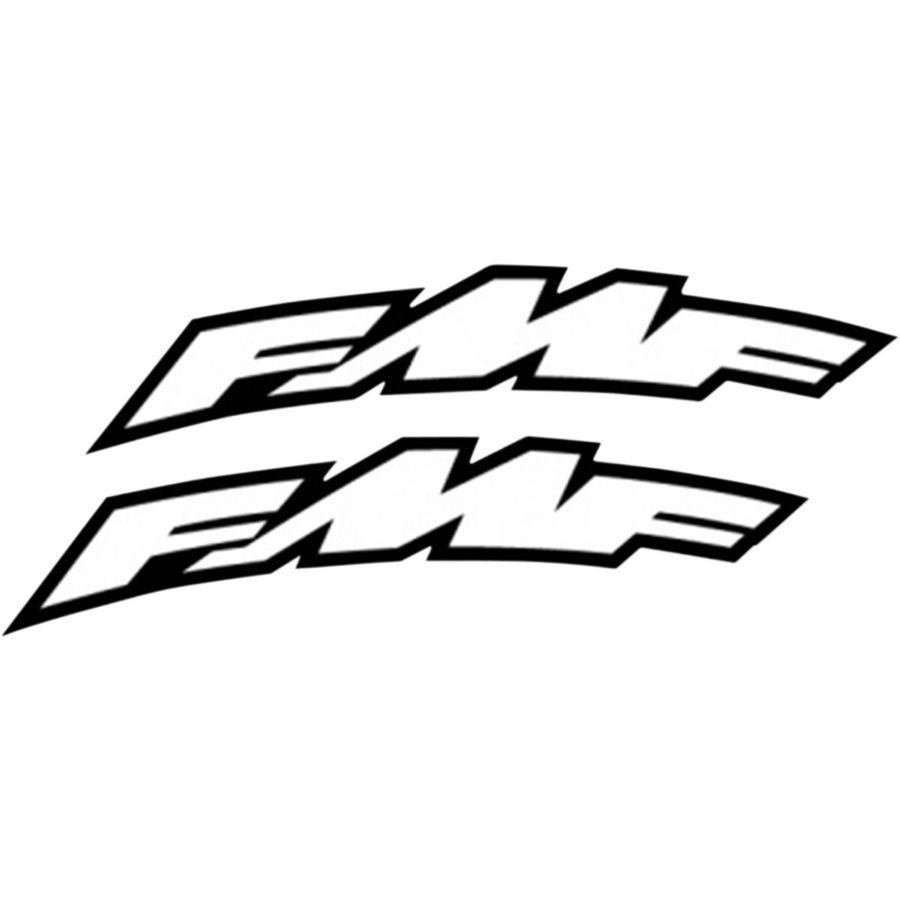 Nakejki FMF decal FMF fender lg black/white