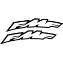 Nakejki FMF decal FMF fender lg black/white