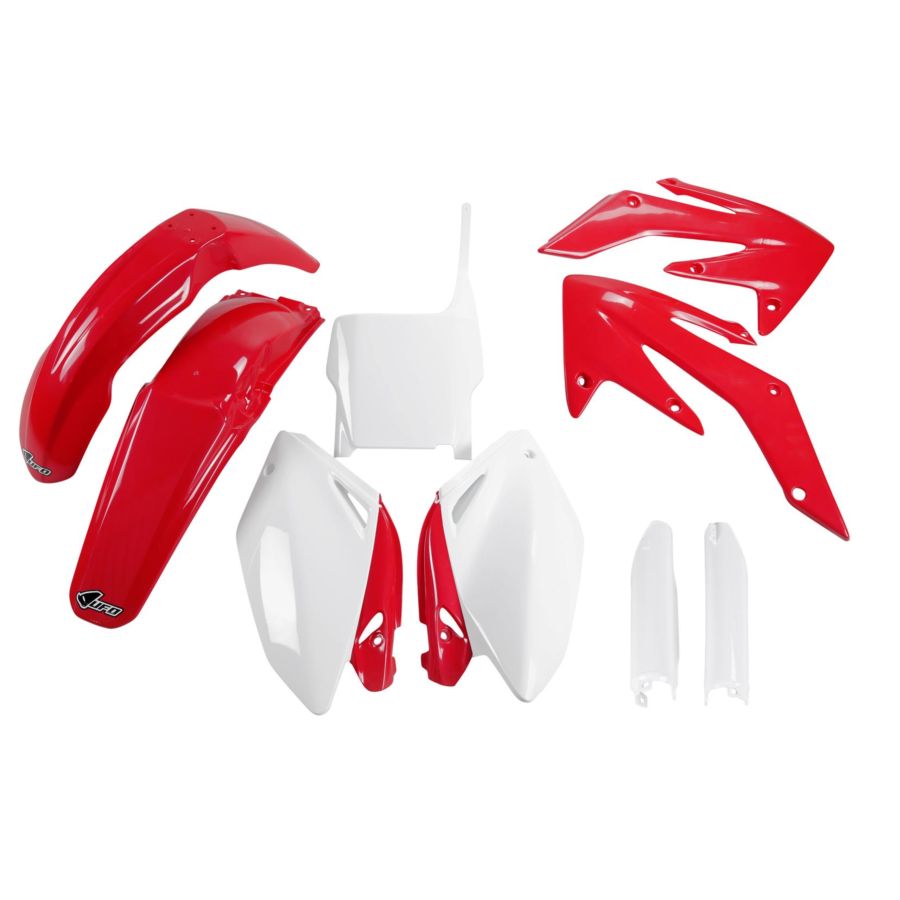 Komplet plastików + osłony teleskopów UFO crf 250r