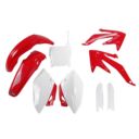 Komplet plastików + osłony teleskopów UFO crf 450r