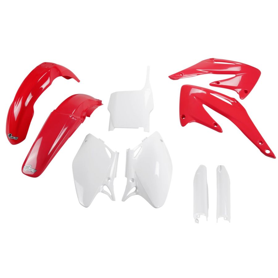 Komplet plastików + osłony teleskopów UFO crf 450r
