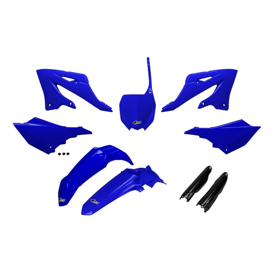 Komplet plastików + osłony teleskopów UFO yz 250 2