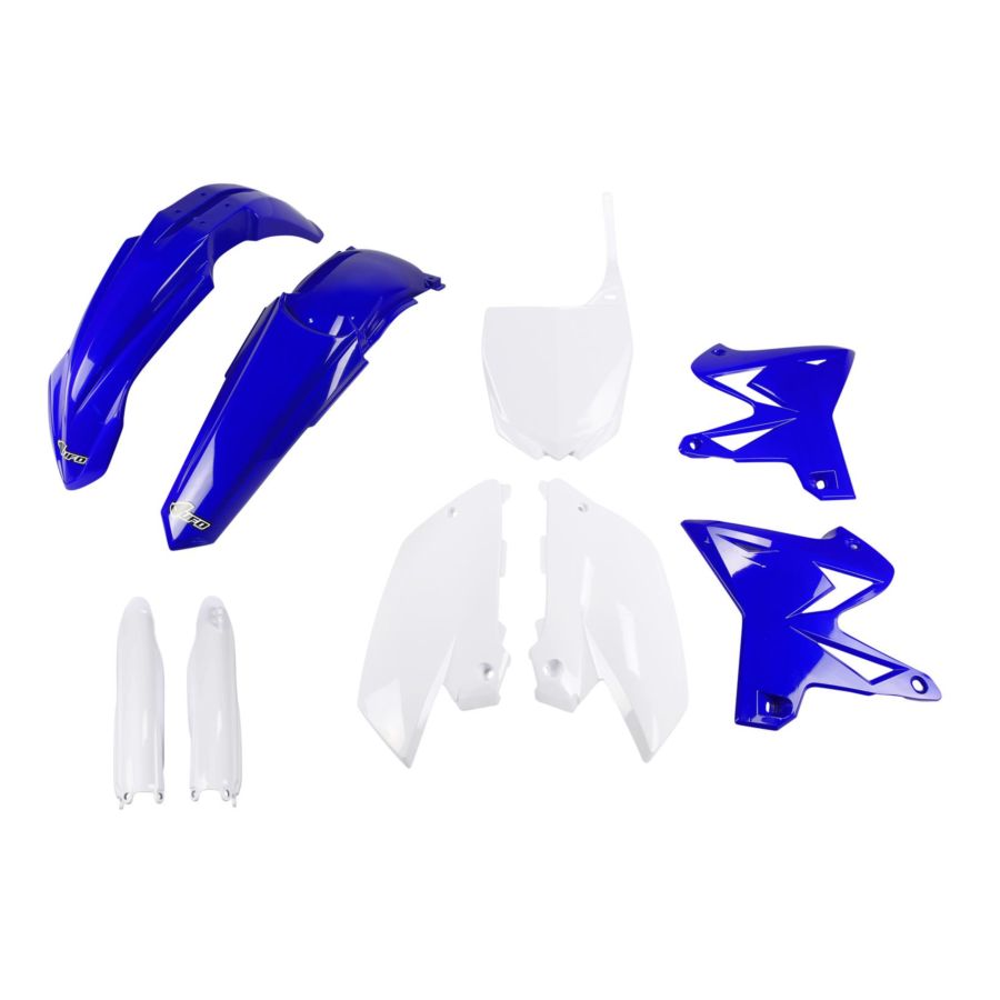 Komplet plastików + osłony teleskopów UFO yz 250 0