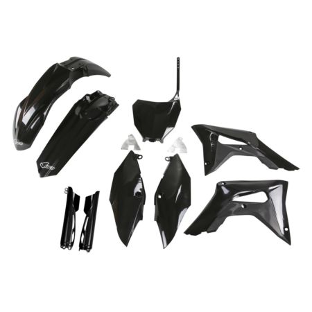 Komplet plastików + osłony teleskopów UFO crf 450r