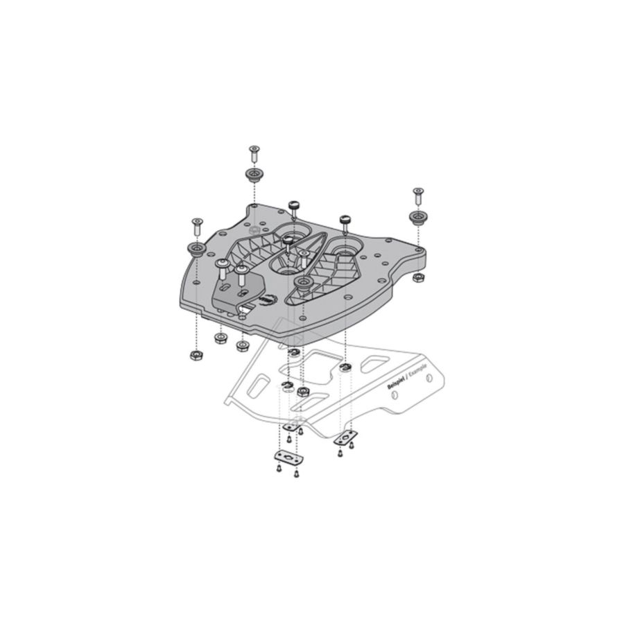 ADPt bagażu alu-rack SW MOTECH luggage alu-rack ad