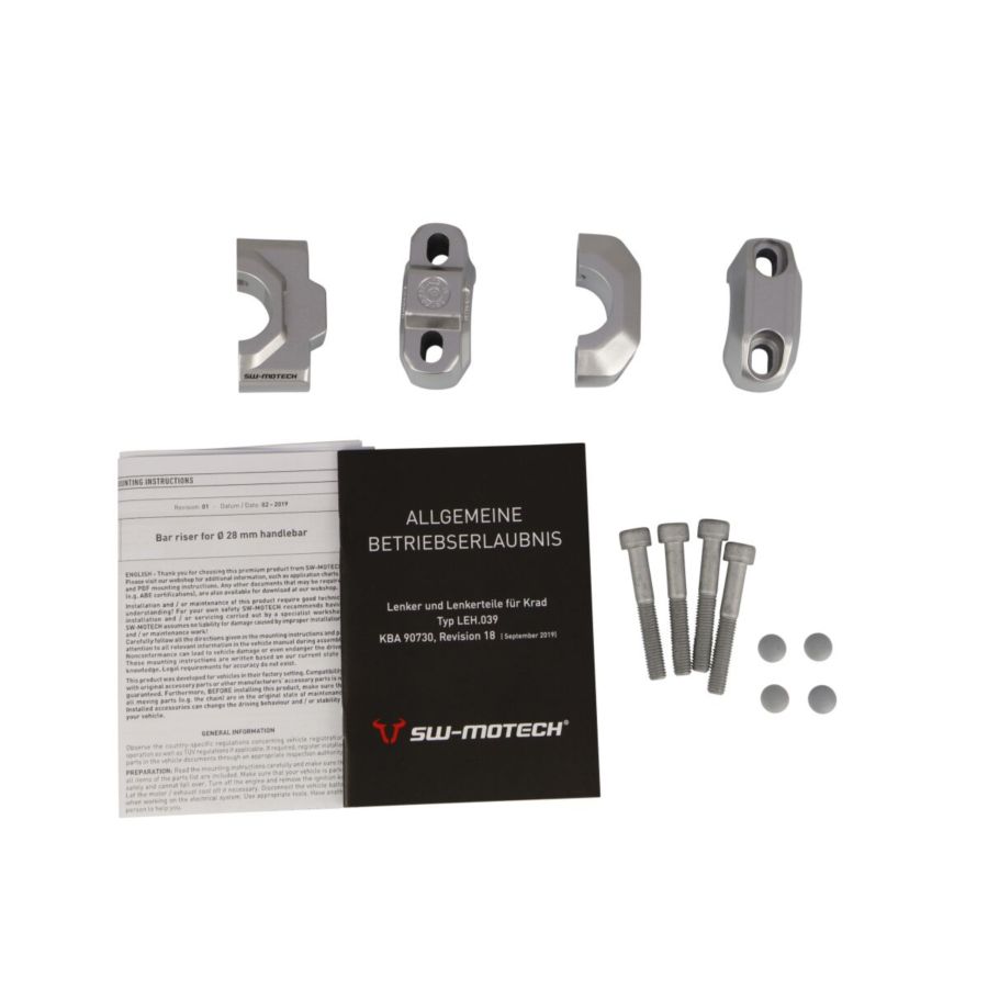 Podwyższenie kierownicy 28 mm SW MOTECH bar riser