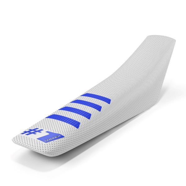 Pokrowiec na siedzenie ONEGRIPPER ribbed wht/blue