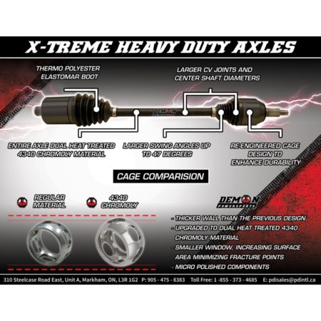 Oś HD x-treme długi trav