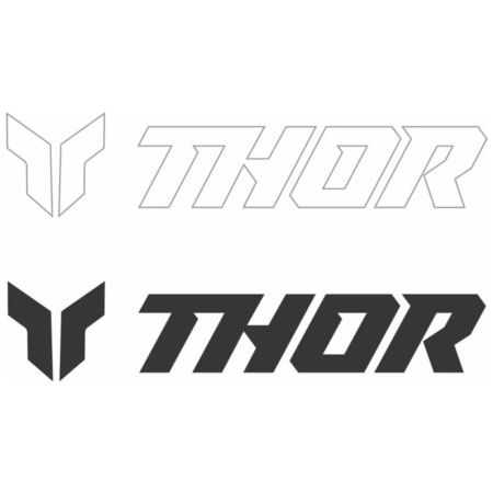 Naklejki THOR 6pk 9 in bk wh